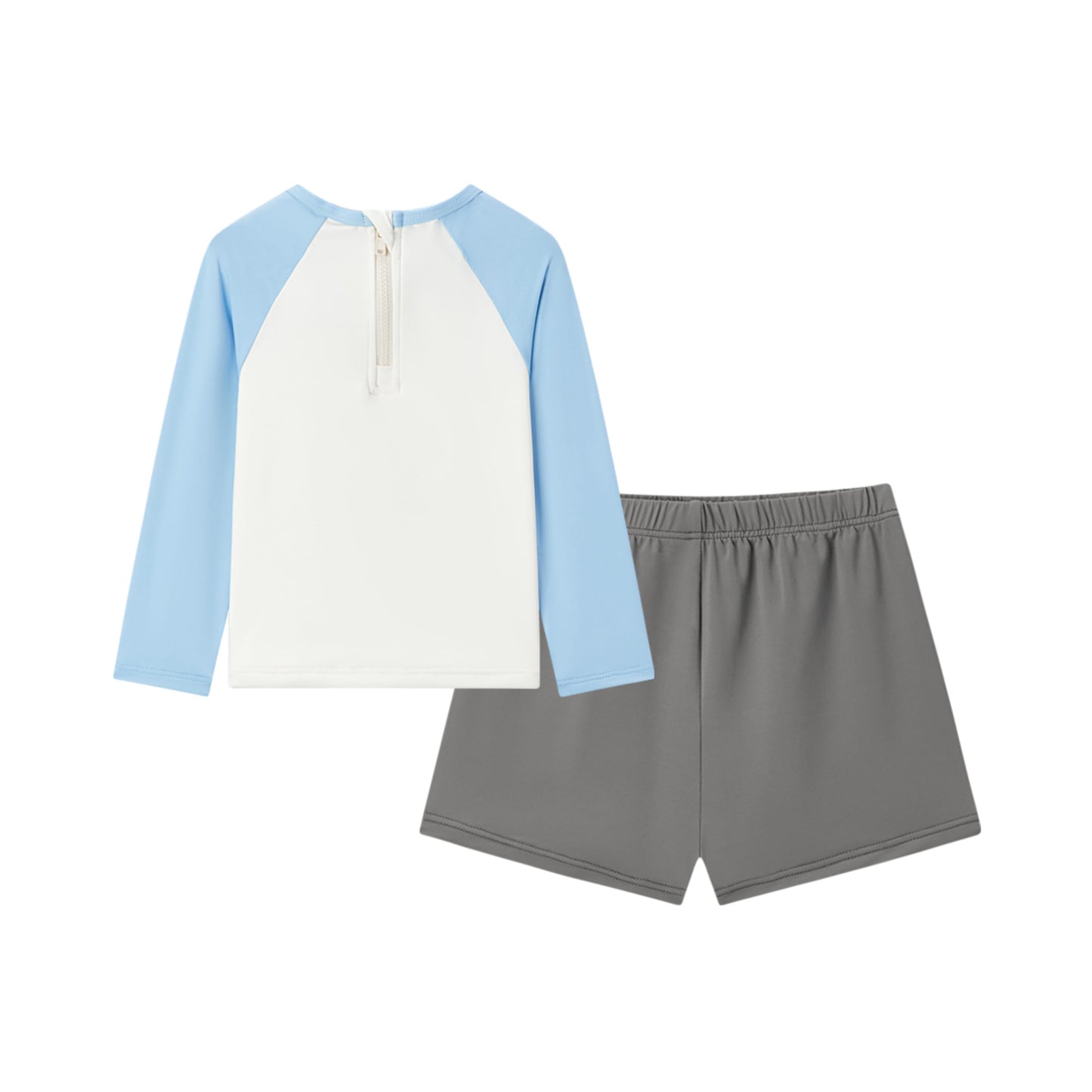 Swimming Goose Long Sleeve Shirt & Trunks Swim Set