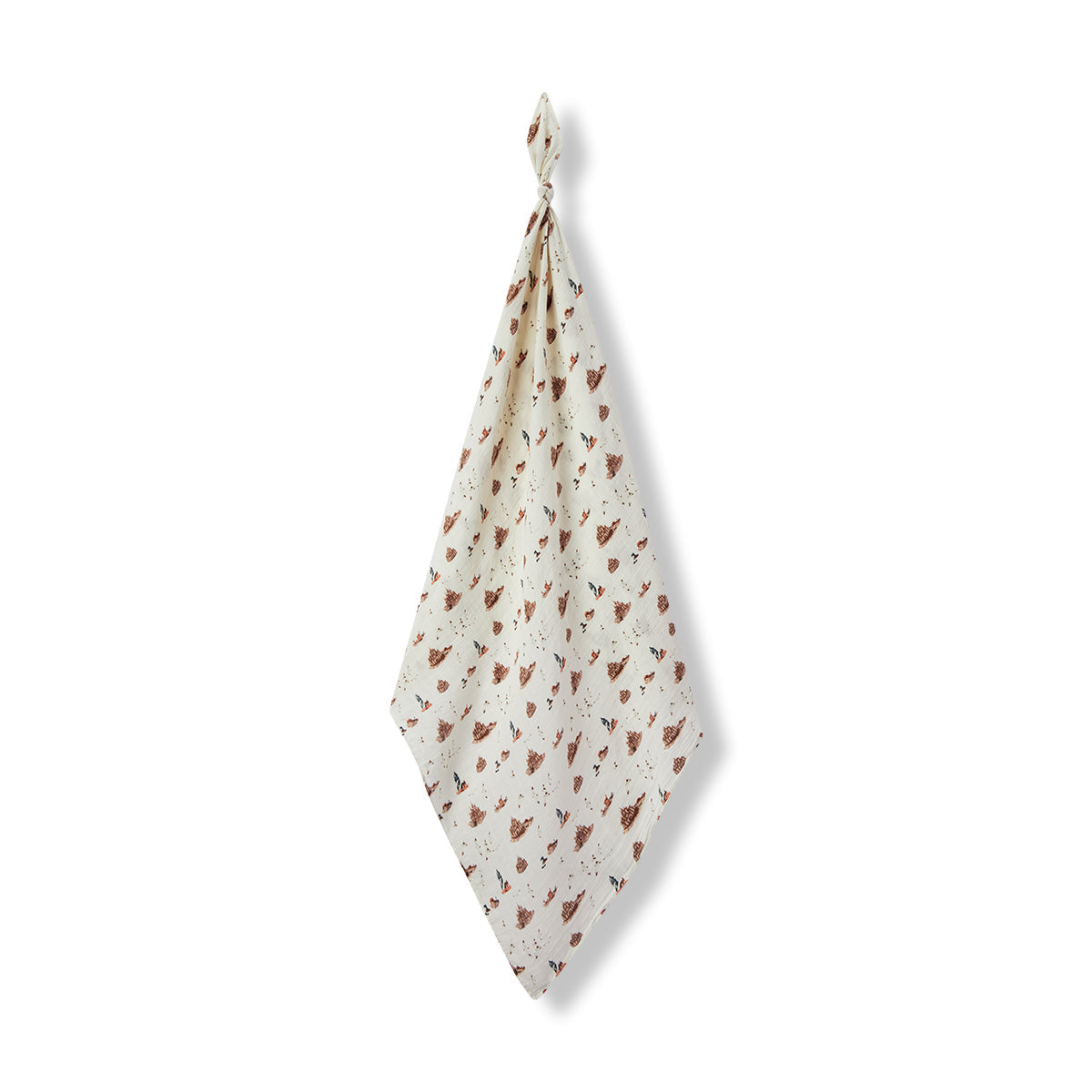 Sandcastle Organic Cotton Muslin Swaddle Blanket