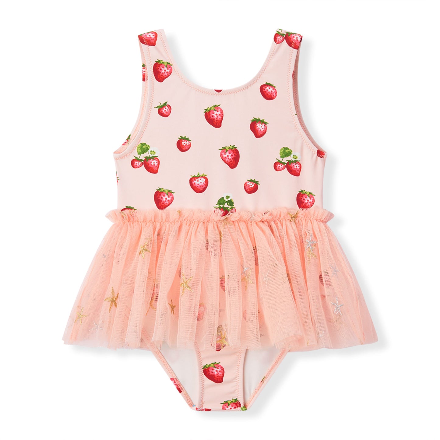 Strawberry Ballet Skirt Swimsuit