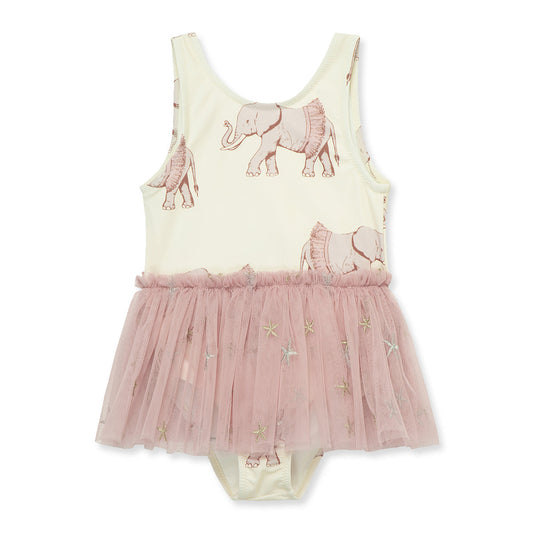 Tutu Elephant Ballet Skirt Swimsuit