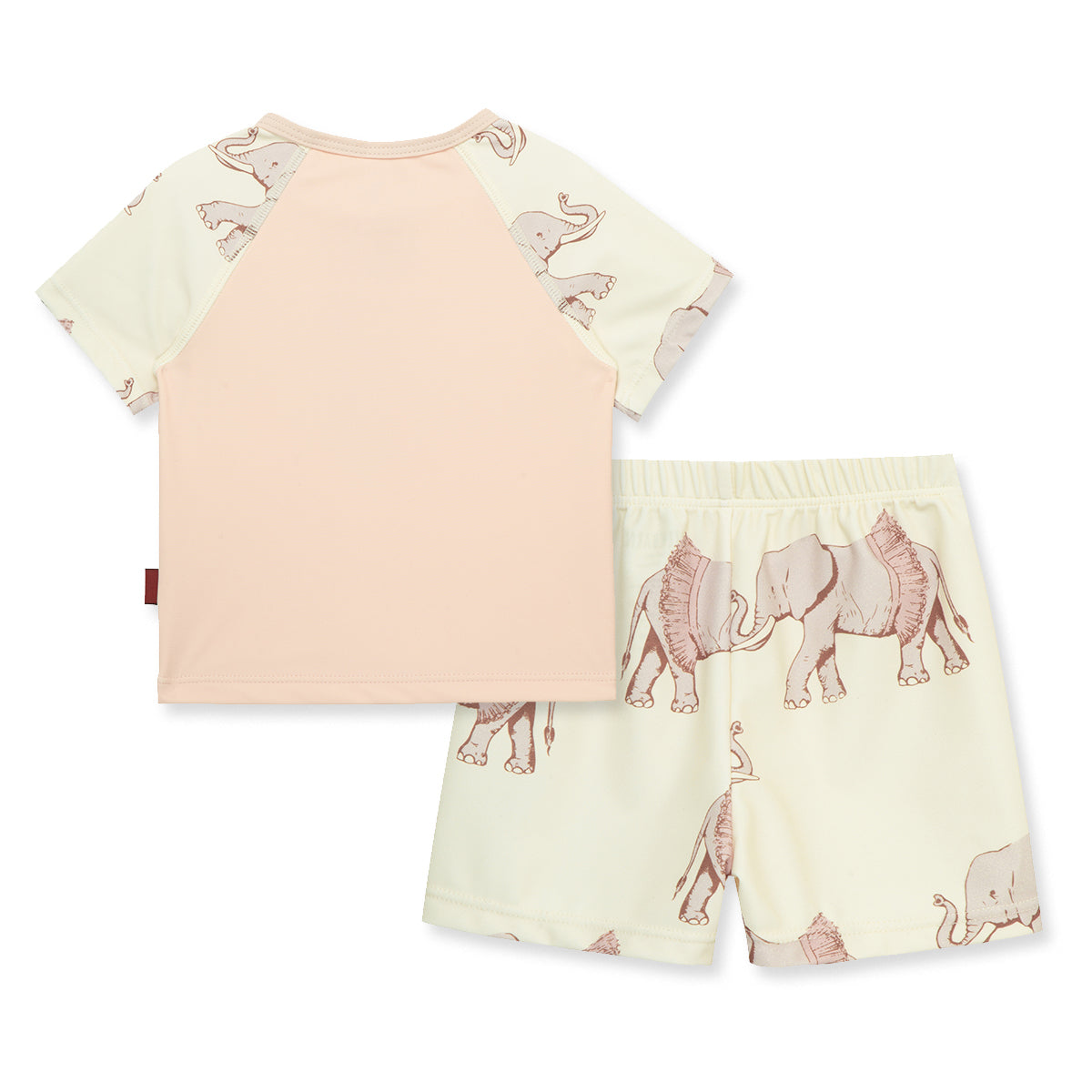 Tutu Elephant Zipper Top & Swim Trunks