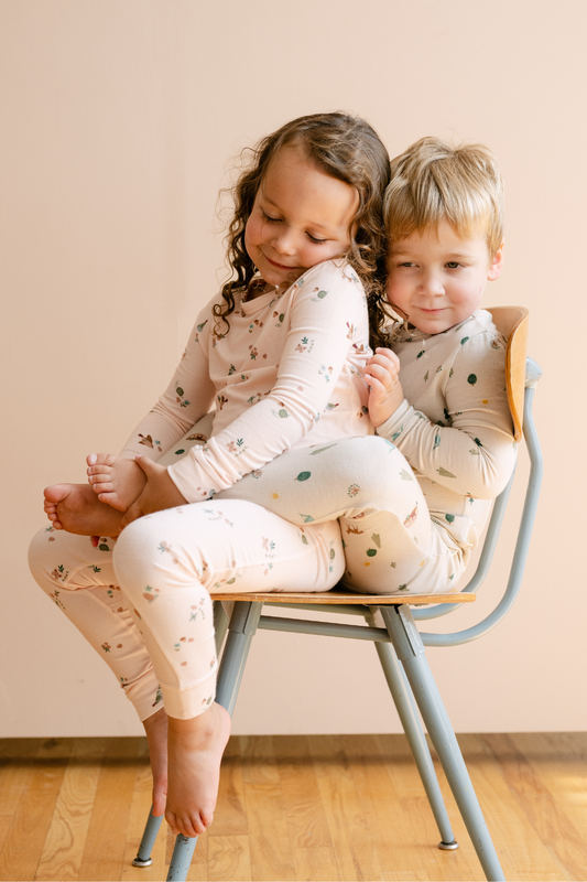 Toddler Modal Pajama Set in Birds