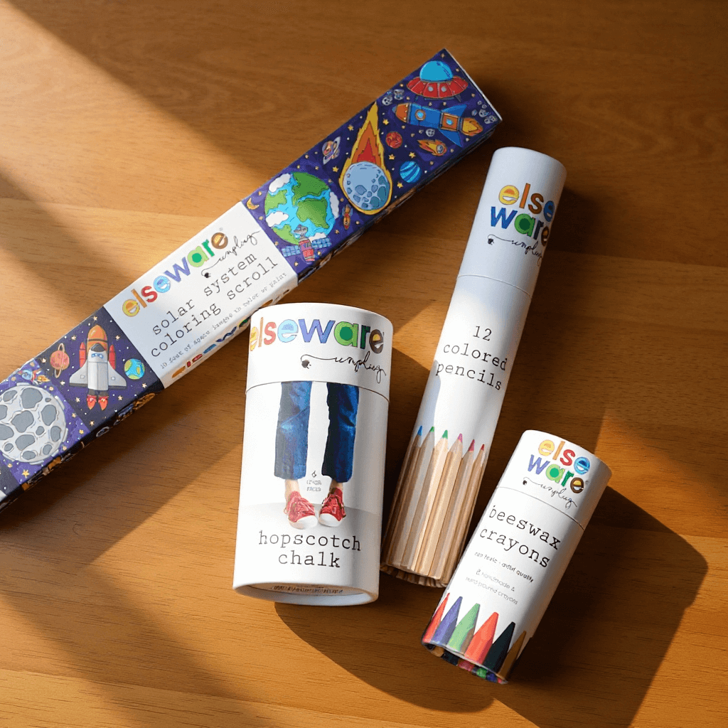 Outdoor Art Bundle | Chalk, Crayons, & Coloring Fun