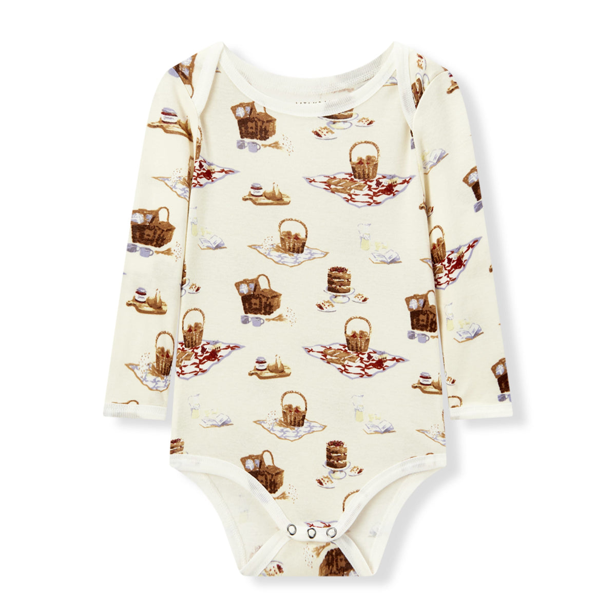 Picnic Organic Cotton Long Sleeve One Piece