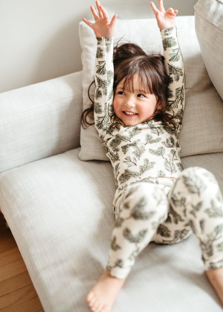 Alpaca Organic Cotton Long Sleeve Two Piece Pajama Set