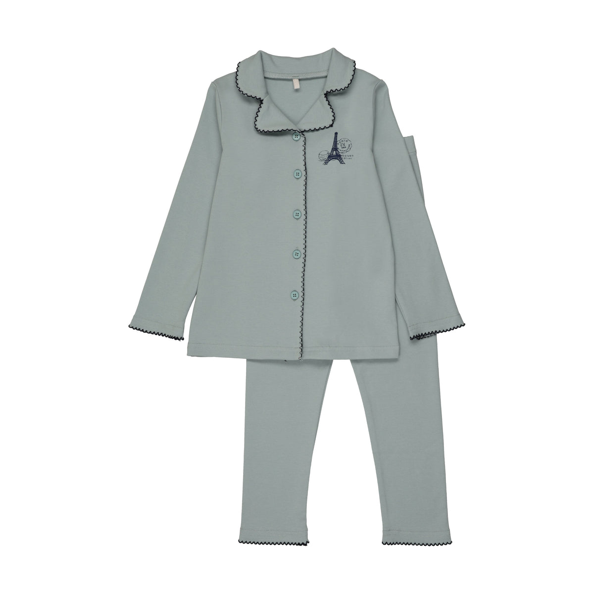 French Grandpa PJ- Blue
