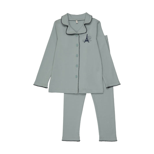 French Grandpa PJ- Blue