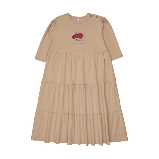 French 3/4 Sleeve Dress