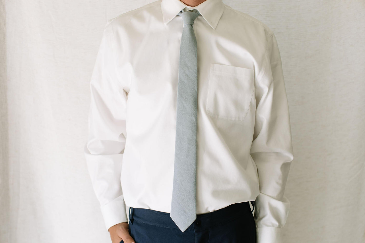 Powder Blue - Men's Tie