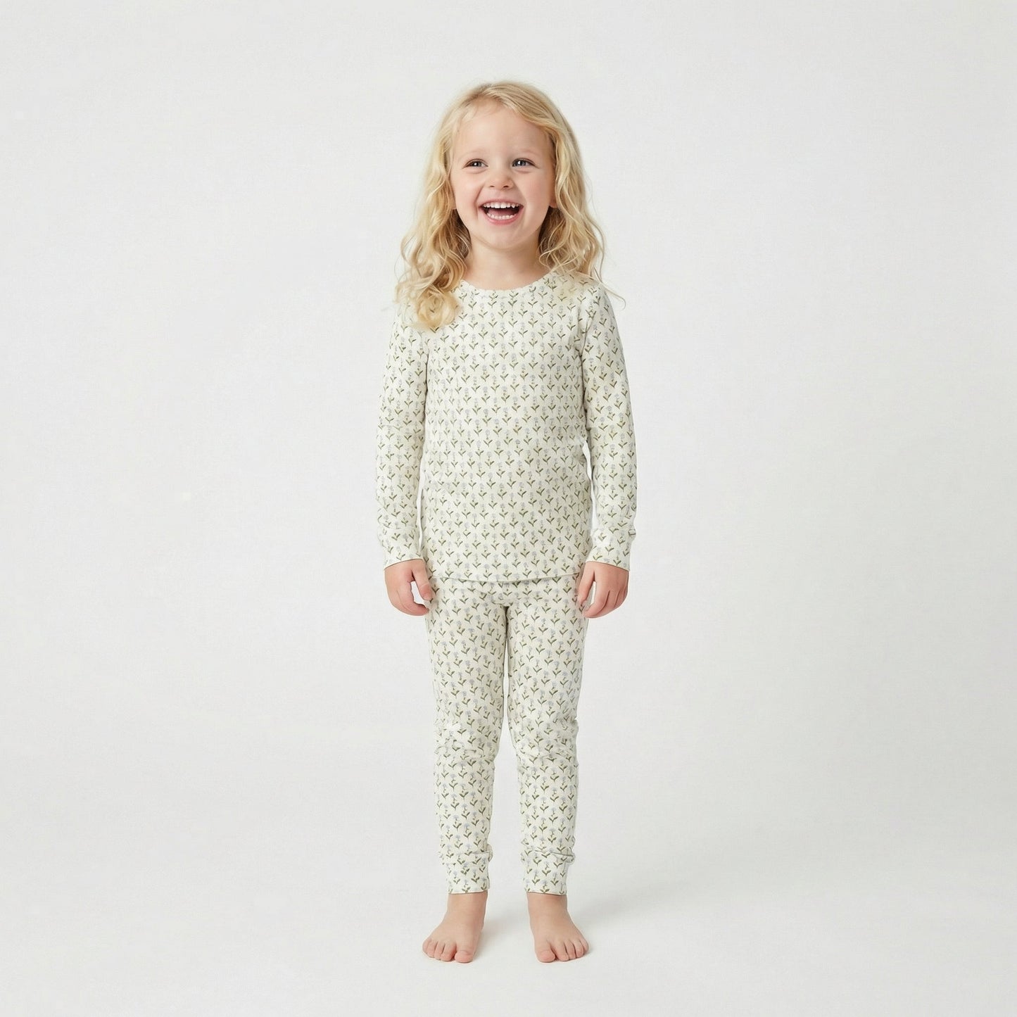 Lavender Lane Long Sleeve & Pants Kids Pajamas