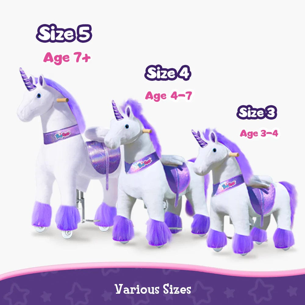 Model U® Unicorn Ride-On Toy Age 3–4 – Purple