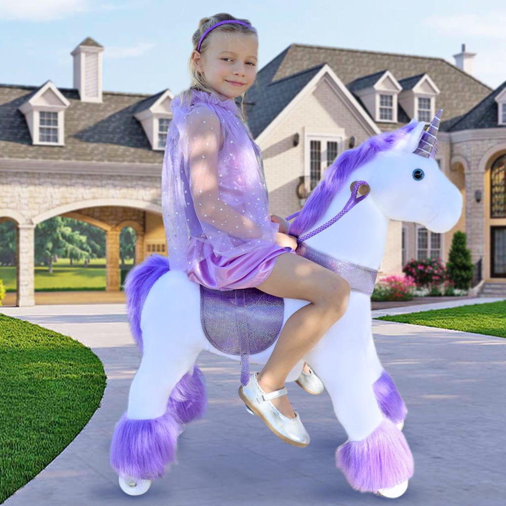 Model U® Unicorn Ride-On Toy Age 4–7 – Purple