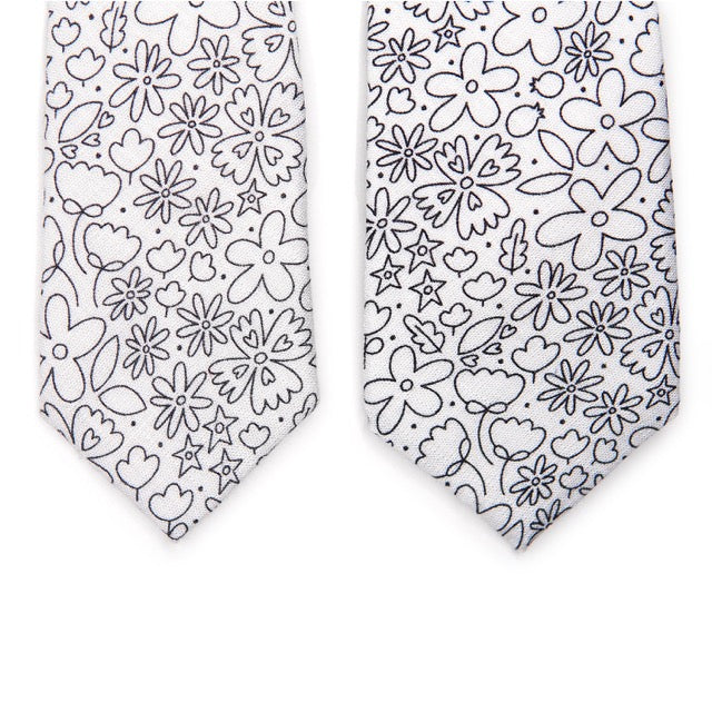 Rad FLORAL Coloring Tie *markers sold separately