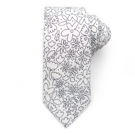 Rad FLORAL Coloring Tie *markers sold separately