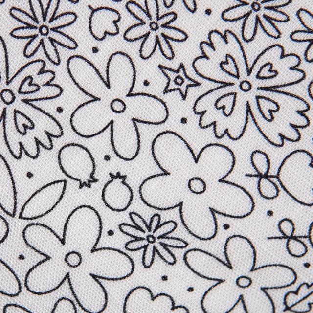 Rad FLORAL Coloring Tie *markers sold separately