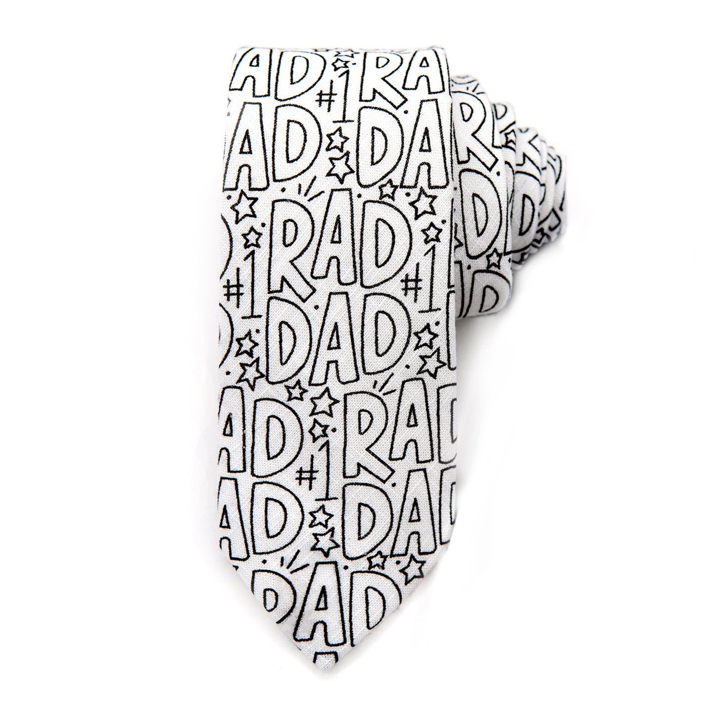 Rad Dad Coloring Tie  *markers sold separately