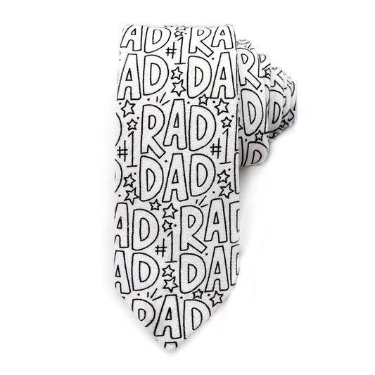 Rad Dad Coloring Tie  *markers sold separately