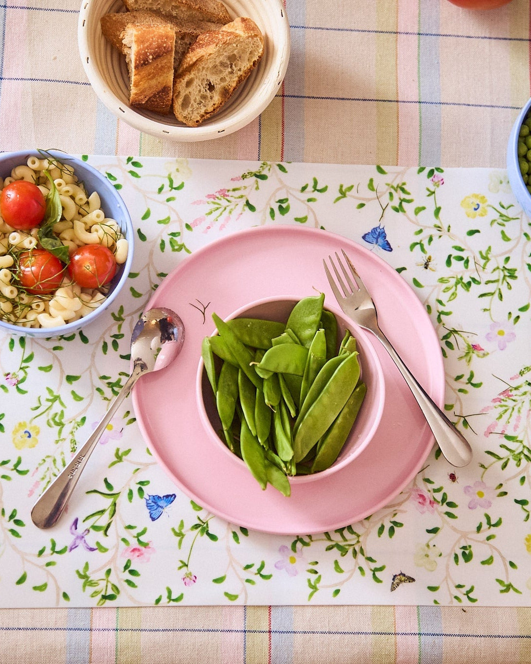 Plate and Bowl Set | Pink