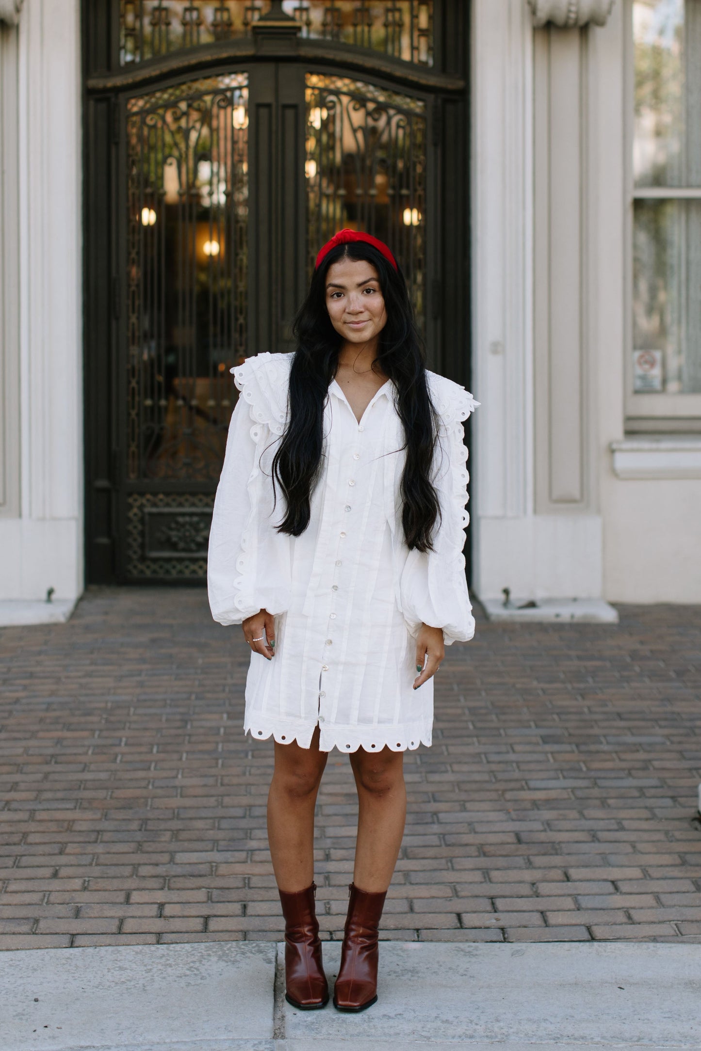 Red Velvet Knotted Headband