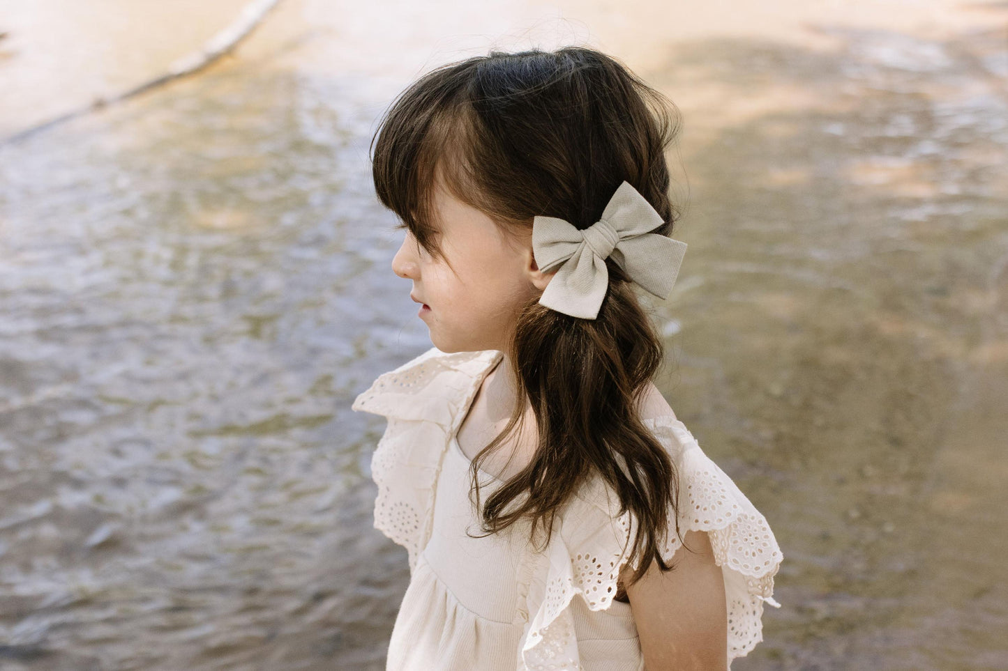 Sage Petite Hair Bow