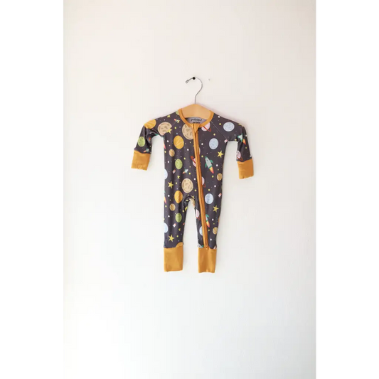 Outer Space Explorer Bamboo Baby Sleeper