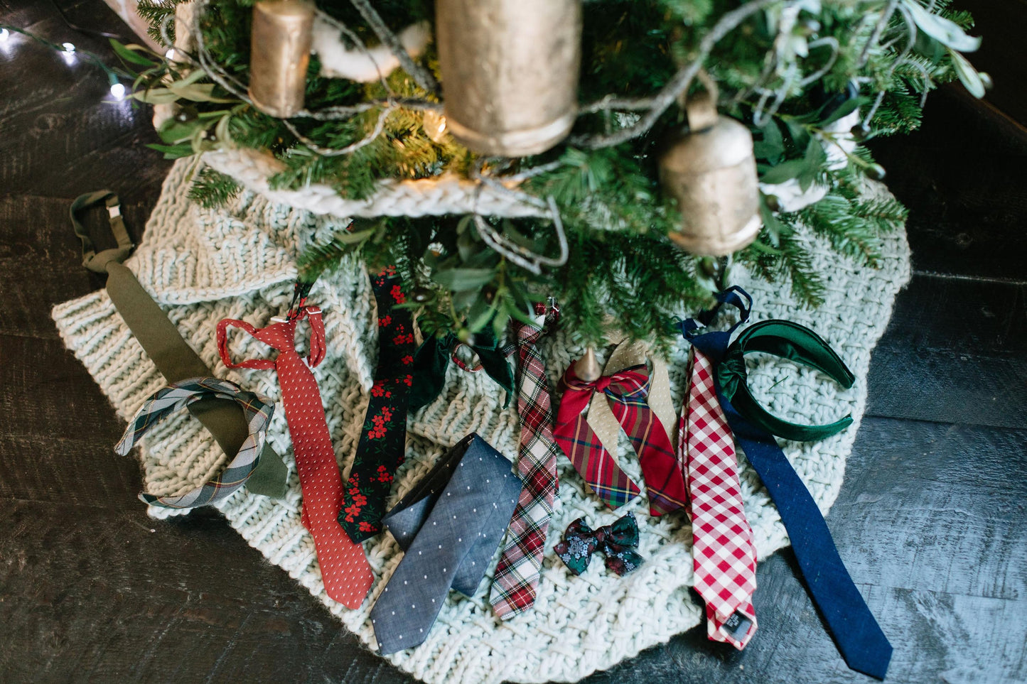 Red Hot Floral Petite Hair Bow