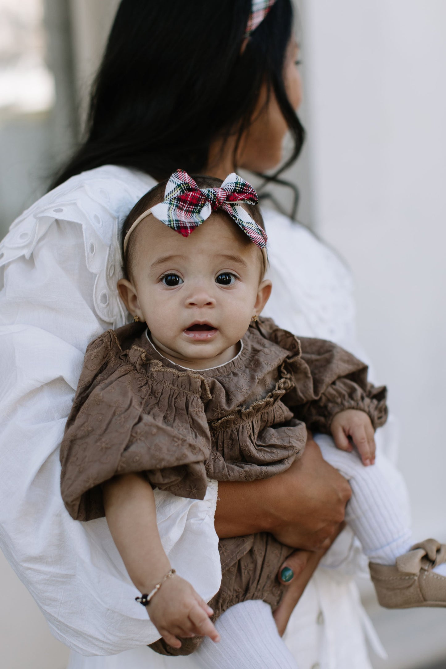 Saint Nick Petite Hair Bow