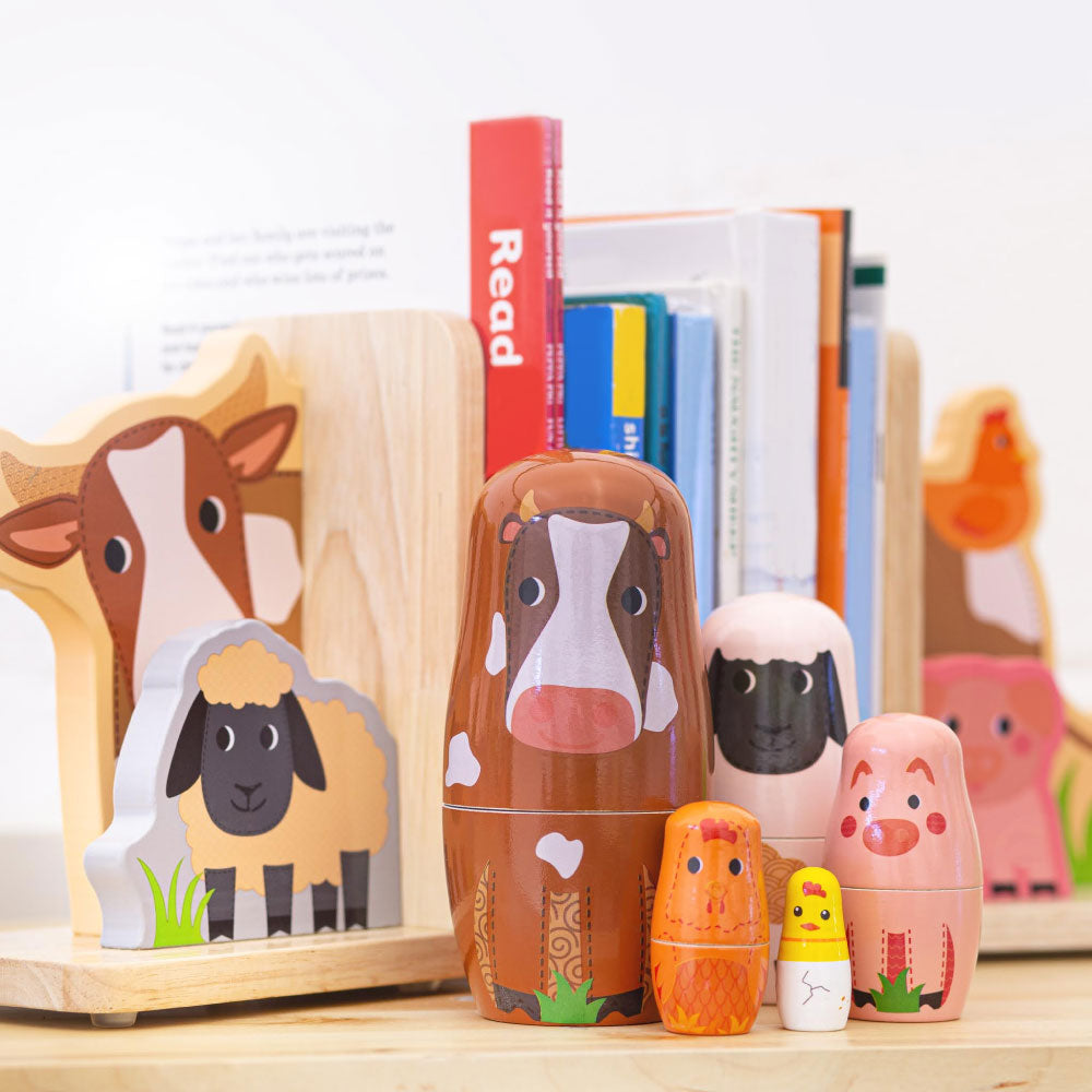 Farm Animal Nesting Dolls