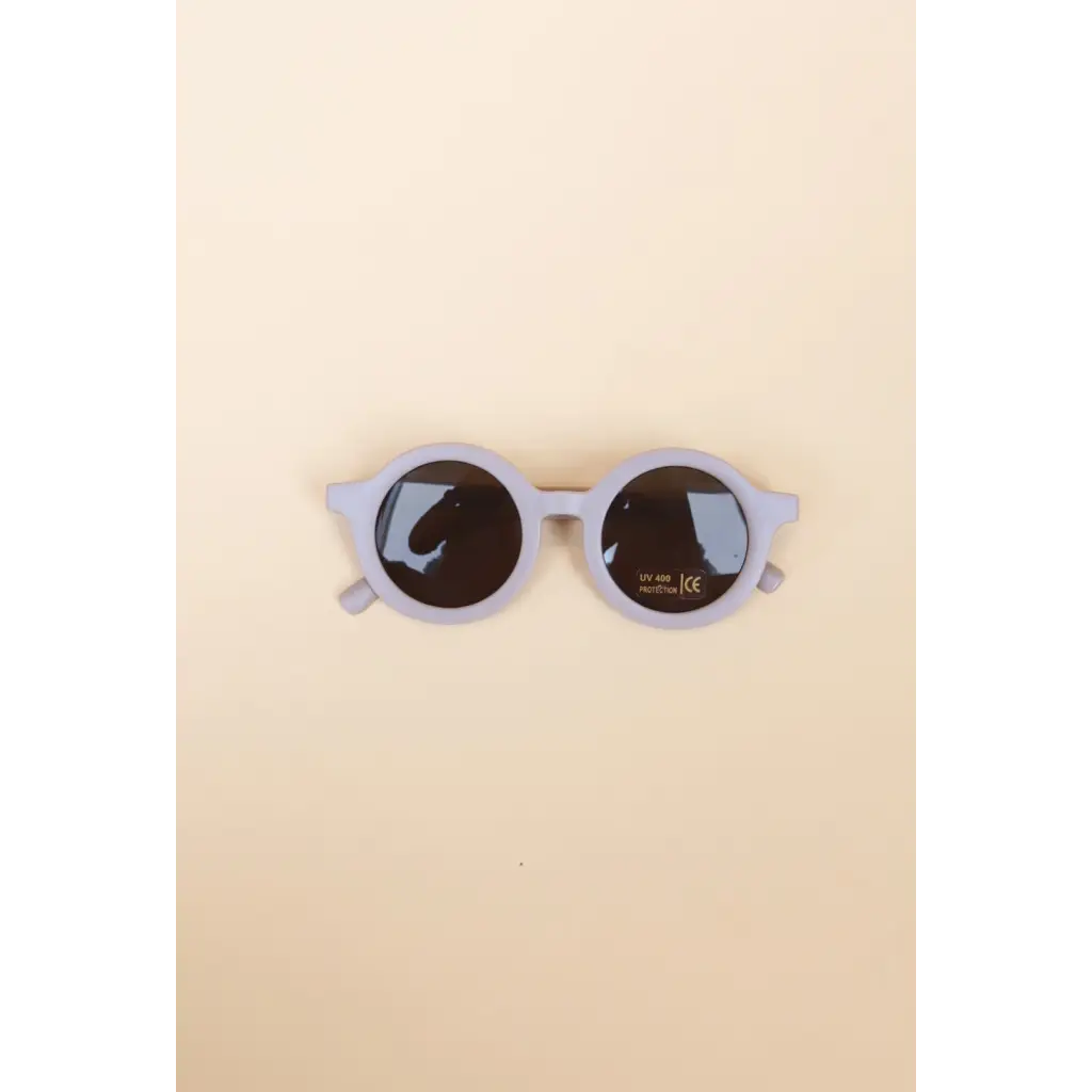 Round Retro Sunglasses for Kids | Mauve Purple