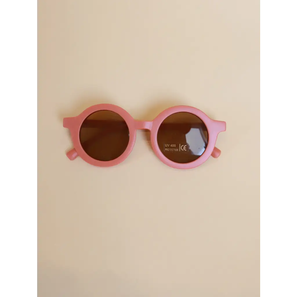 Round Retro Sunglasses for Kids | Mauve Purple