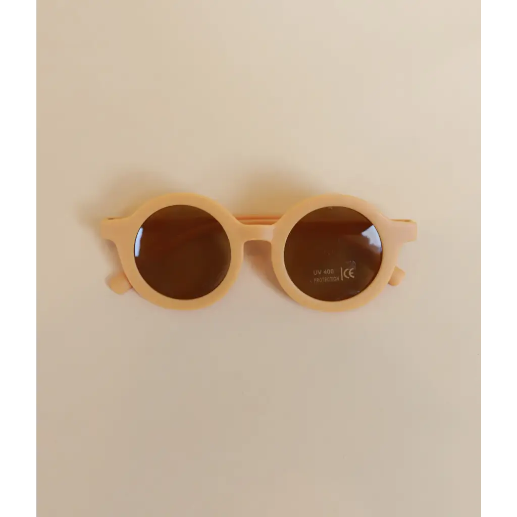 Toddler/Baby Round Retro Sunglasses, UV400 | Sky Blue