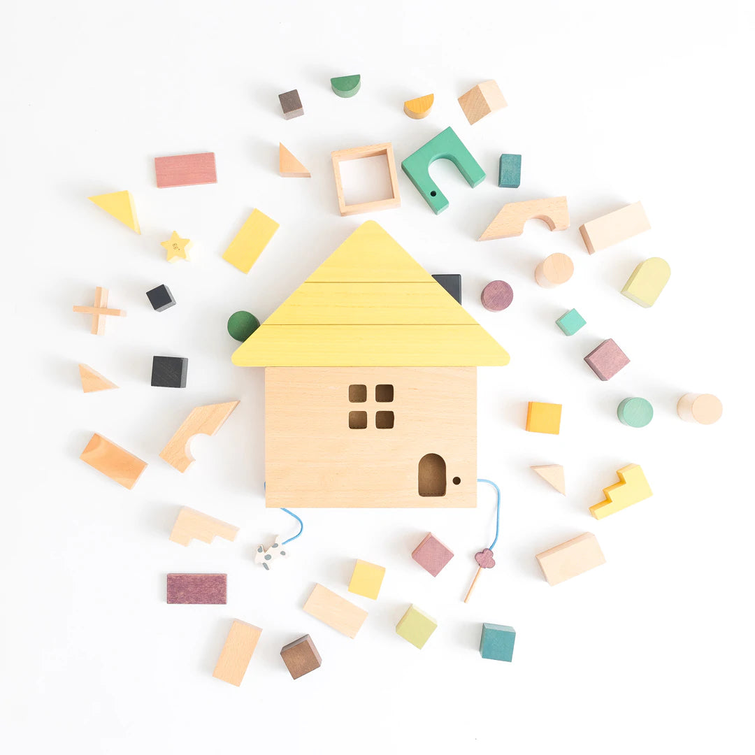 Tsumiki Building House-Shaped Block Set