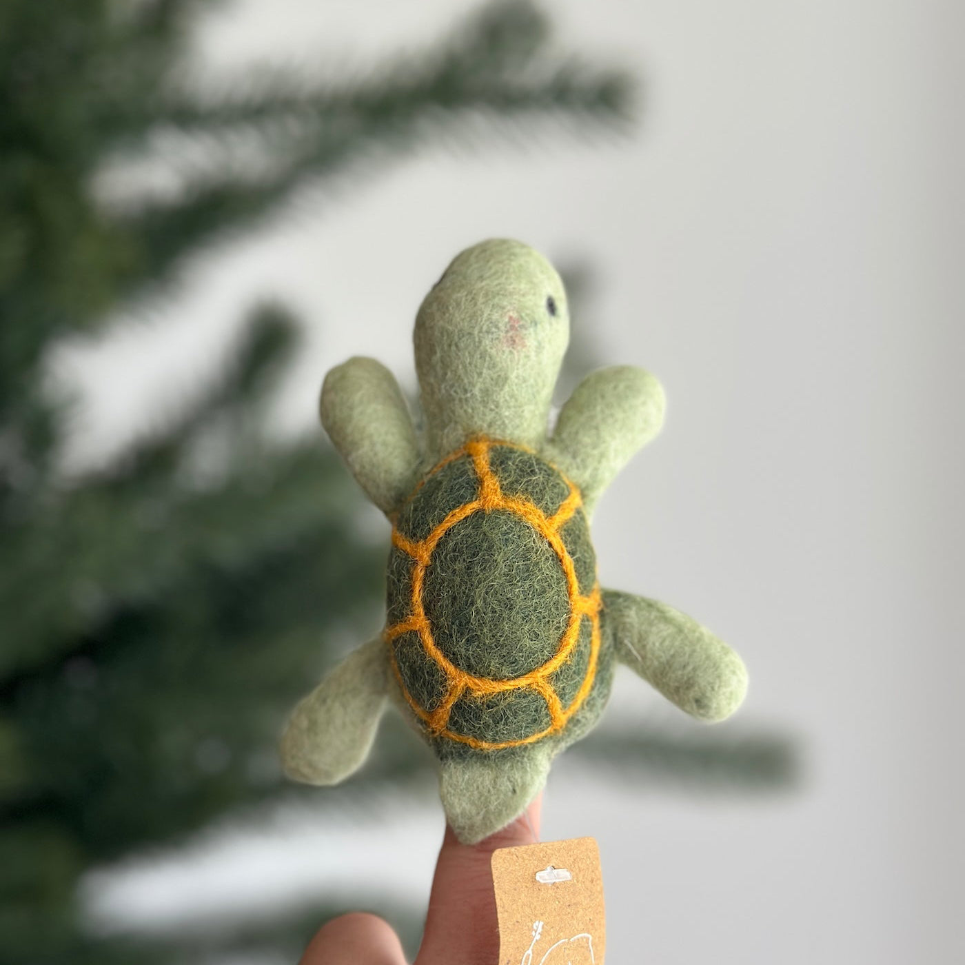 Turtle Finger Puppet