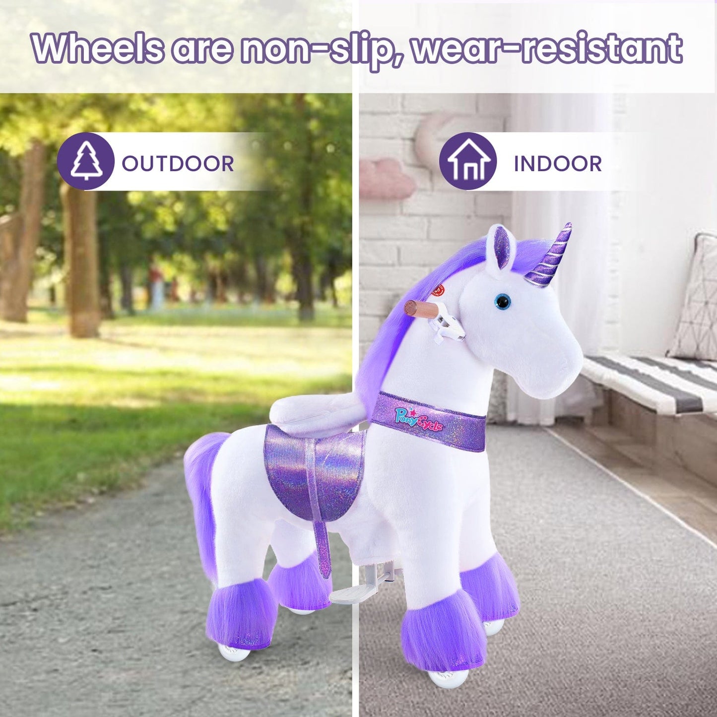 Model U® Unicorn Ride-On Toy Age 3–4 – Purple