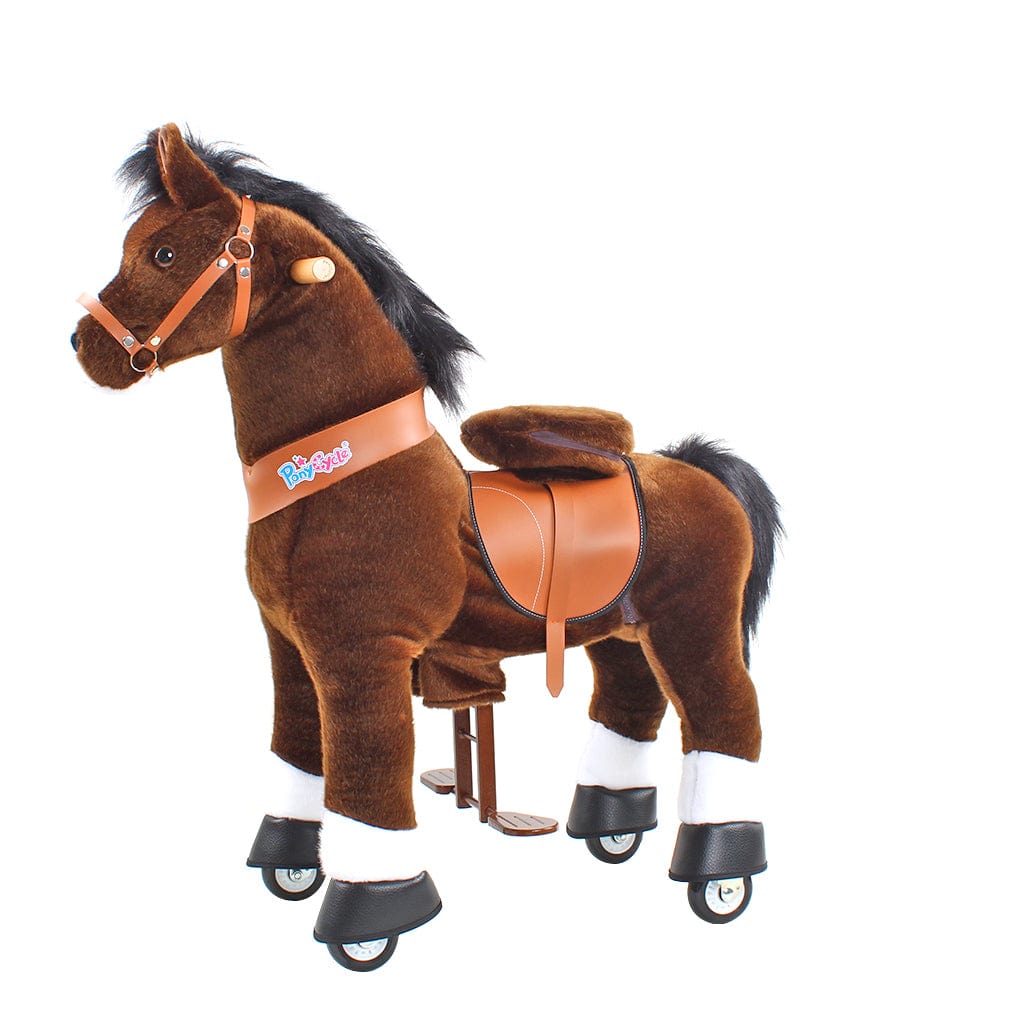 Model U® Horse Ride-On Toy Age 4–7 – Chocolate