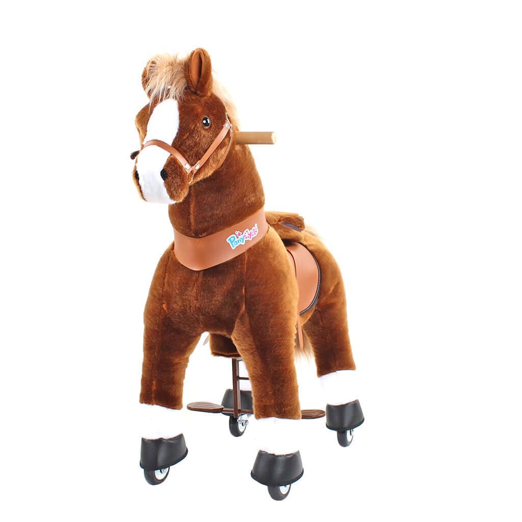 Model U® Horse Ride-On Toy Age 4–7 – Brown