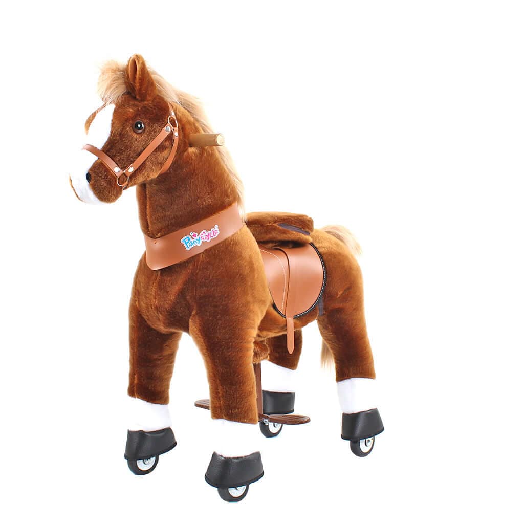 Model U® Horse Ride-On Toy Age 4–7 – Brown