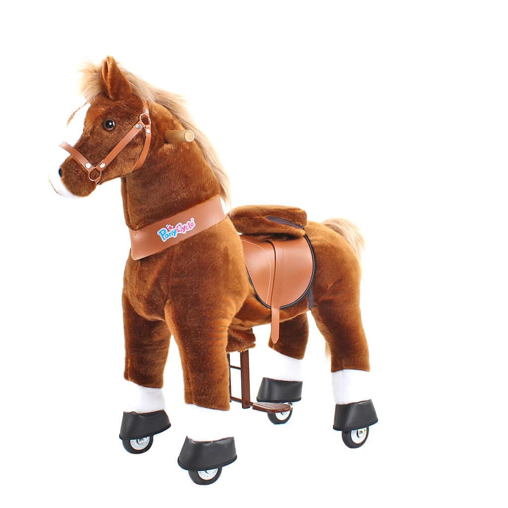 Model U® Horse Ride-On Toy Age 4–7 – Brown