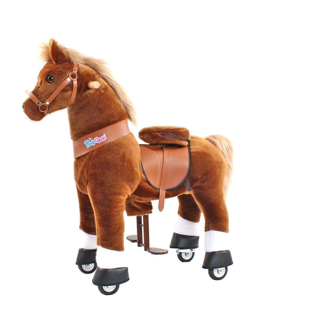 Model U® Horse Ride-On Toy Age 4–7 – Brown