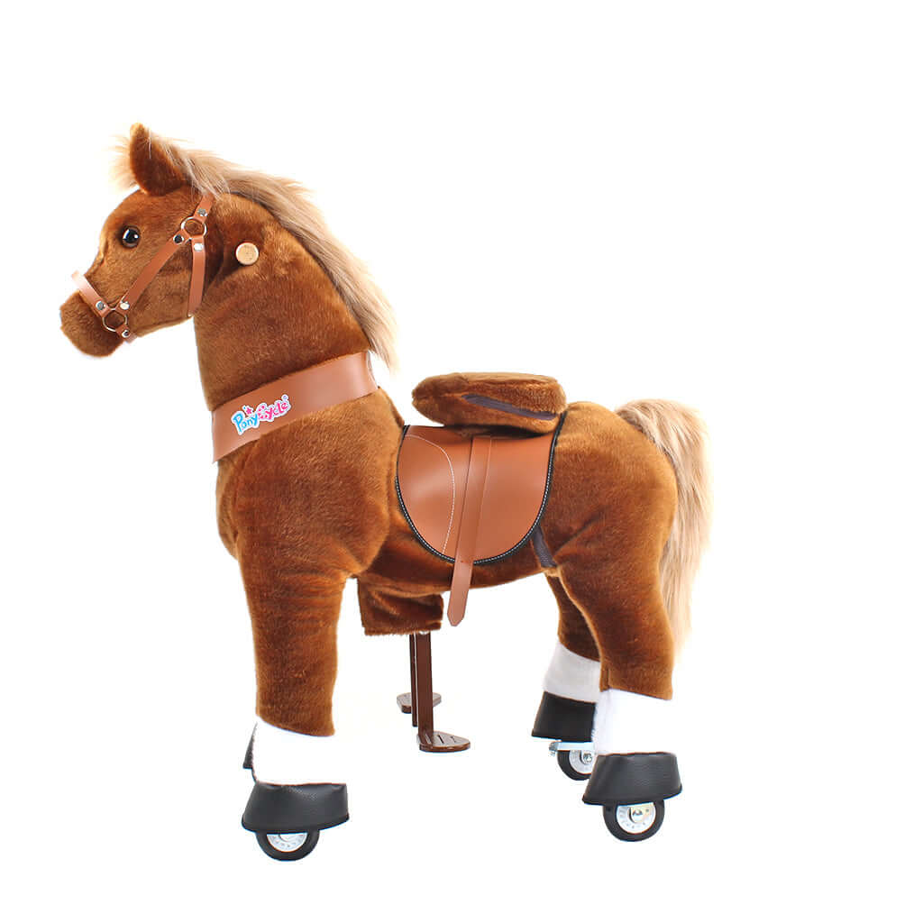 Model U® Horse Ride-On Toy Age 4–7 – Brown