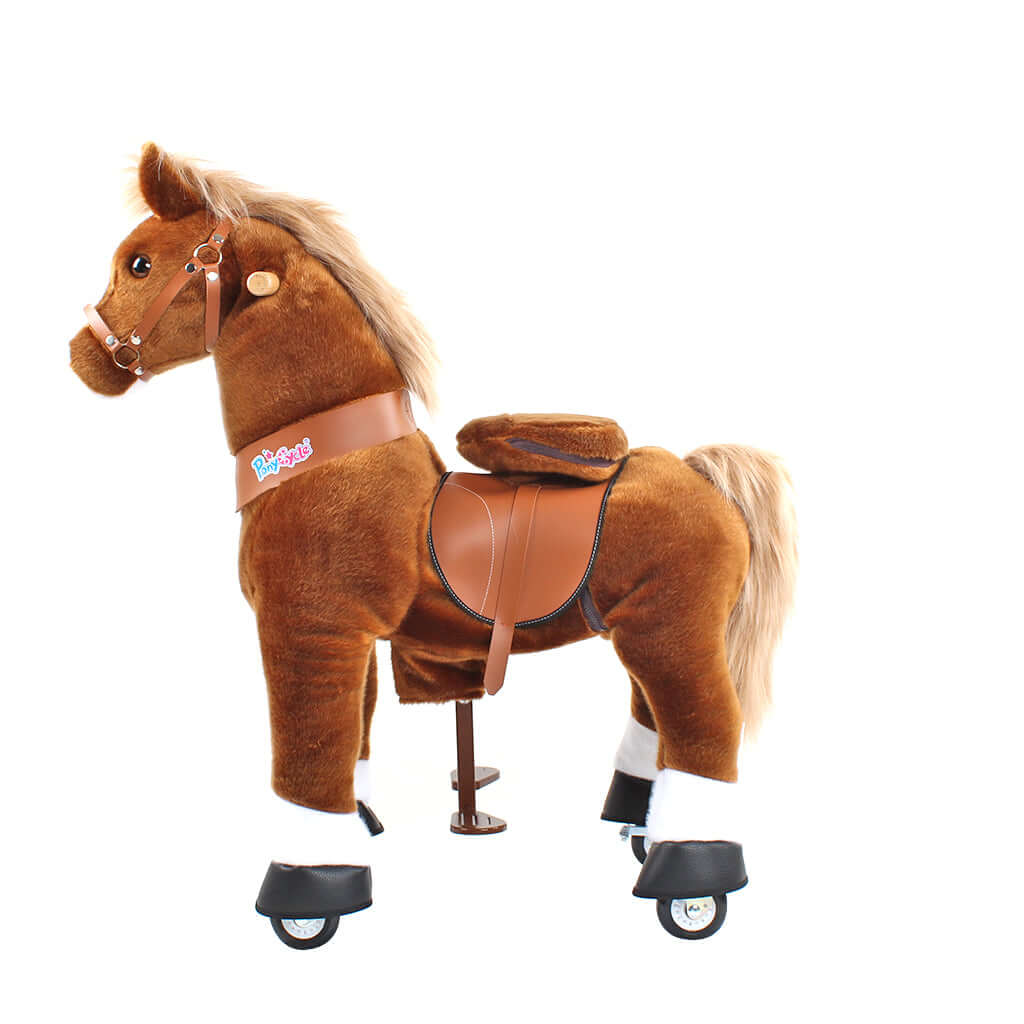 Model U® Horse Ride-On Toy Age 4–7 – Brown