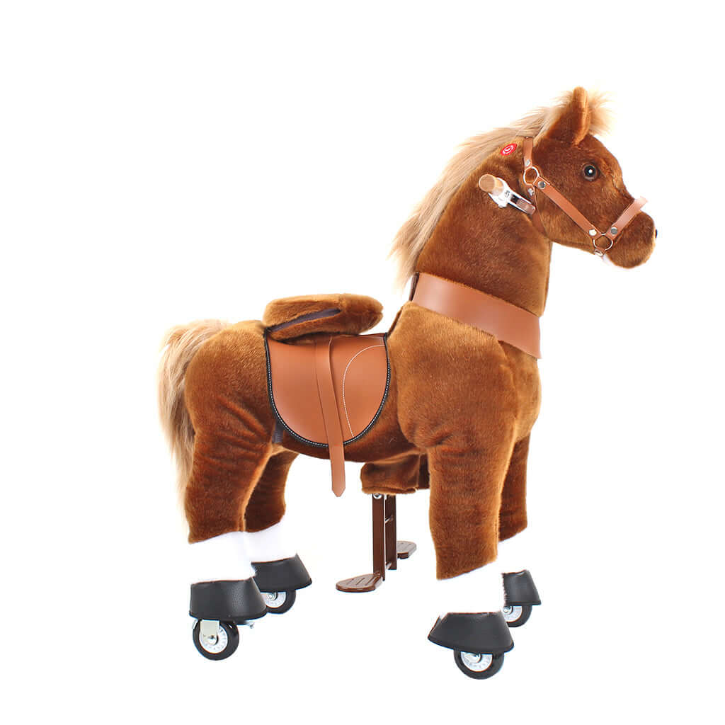 Model U® Horse Ride-On Toy Age 4–7 – Brown