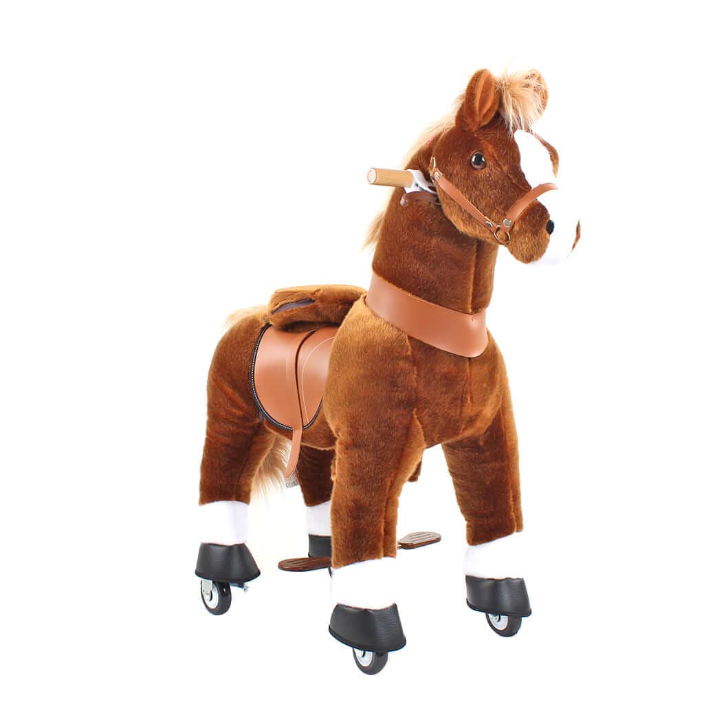 Model U® Horse Ride-On Toy Age 4–7 – Brown