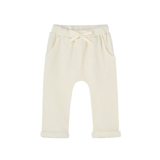 Vanilla Waffle Jogger Pants