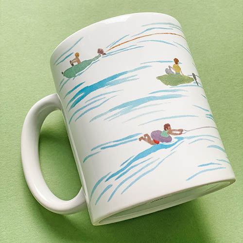 Water Ski Ceramic Mug