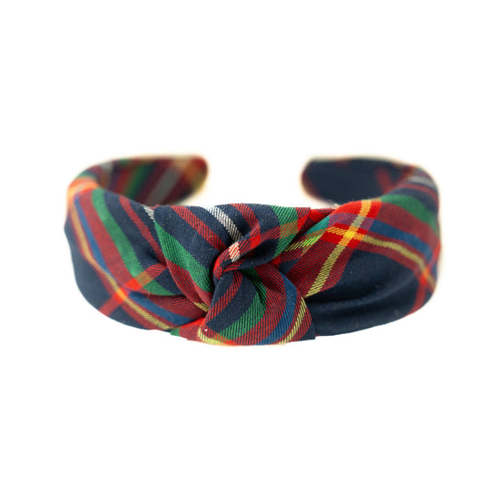 Whistler Plaid Knotted Headband