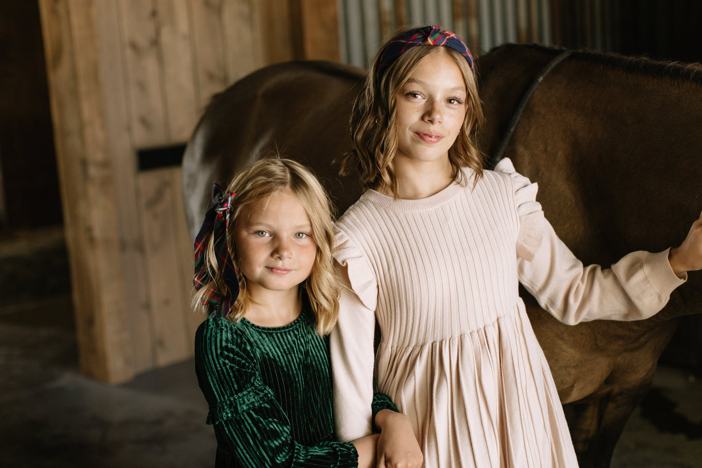 Whistler Plaid Knotted Headband