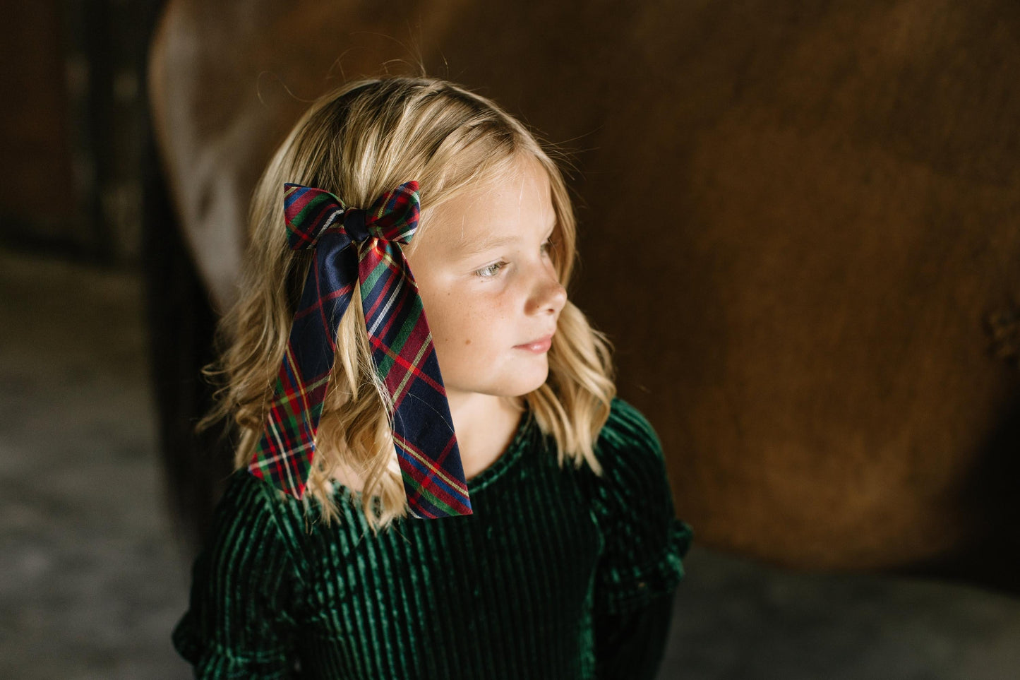Whistler Plaid Lady Hair Bow