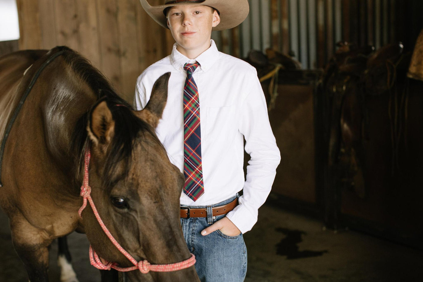 Whistler Plaid - Youth Tie