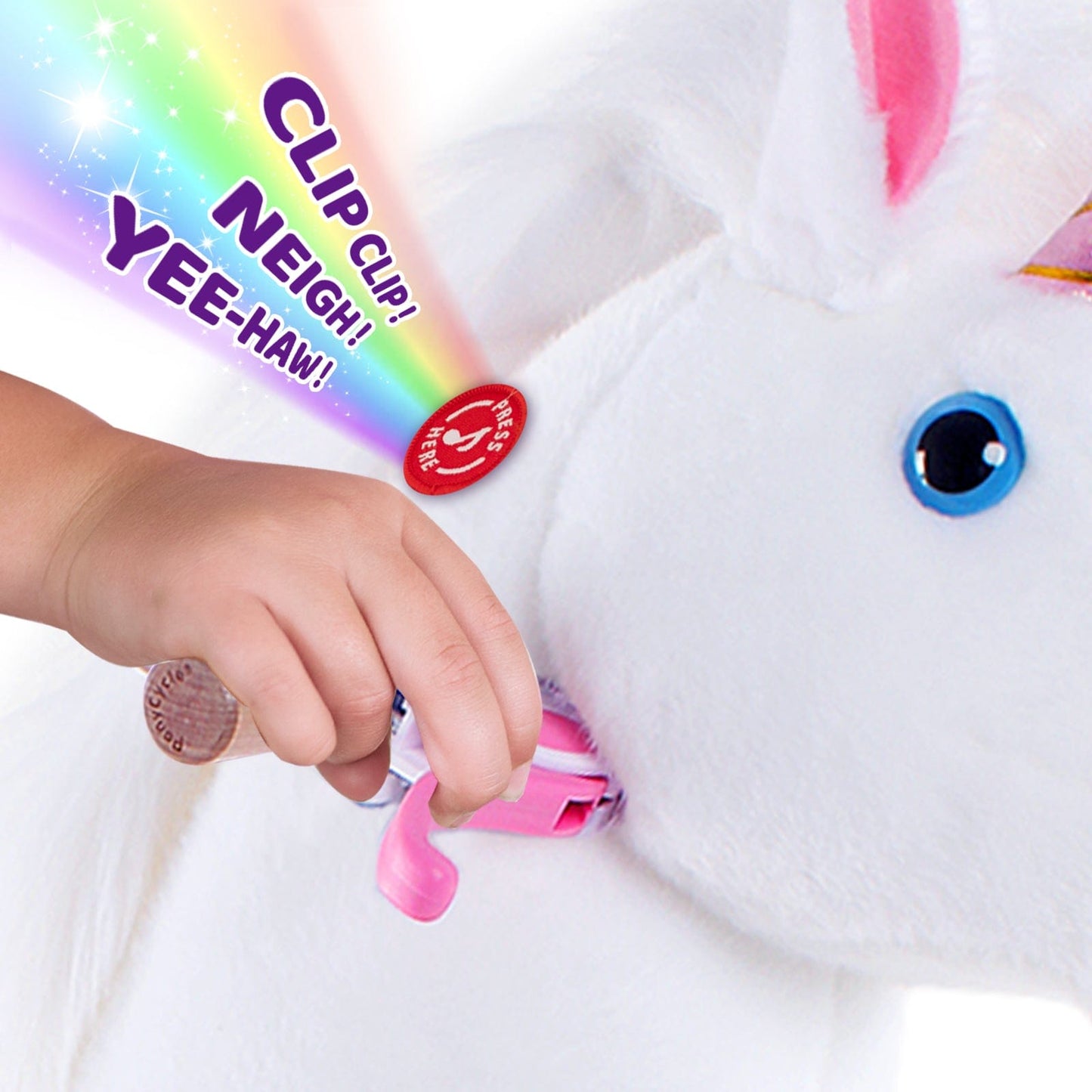 Model U® Unicorn Ride-On Toy Age 4–7 – White